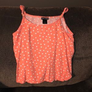 Pink polka dot cami!